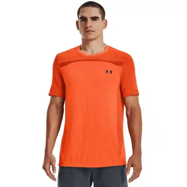 Under Armour Camiseta Seamless Naranja Talla LG Ref: 1361131-866