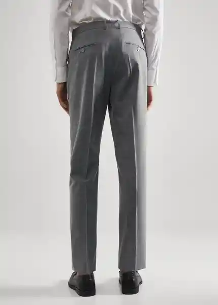 Pantalón Breda Gris Claro Vigoré Talla 42 Hombre Mango