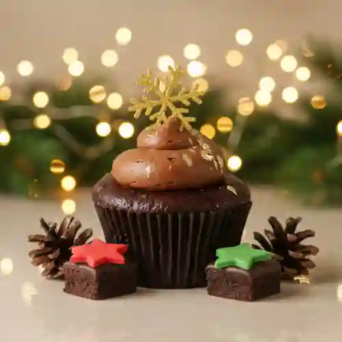 Cupcake de Chocolate Cero Azúcar