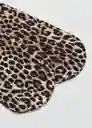 Medias Leopardo Marron Talla S Mujer Mango