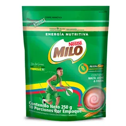 Milo Alimento en polvo a Base de Malta y Cocoa