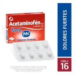 Mk Acetaminofén Forte (500 mg / 65 mg)