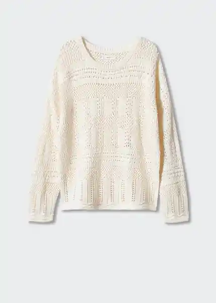 Saco Jersey Boho Off White Talla 22 Mango Teen Girl Mango