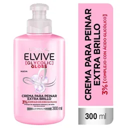 Crema para Peinar Elvive Loreal Paris Glycolic Gloss 300 ml