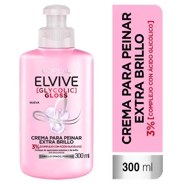 Crema para peinar Elvive Glycolic Gloss