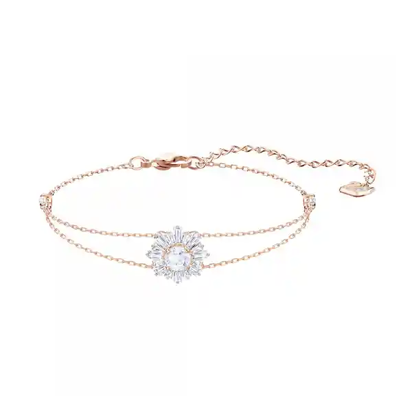 Swarovski Pulsera Para Mujer Rosa Oro 5492245