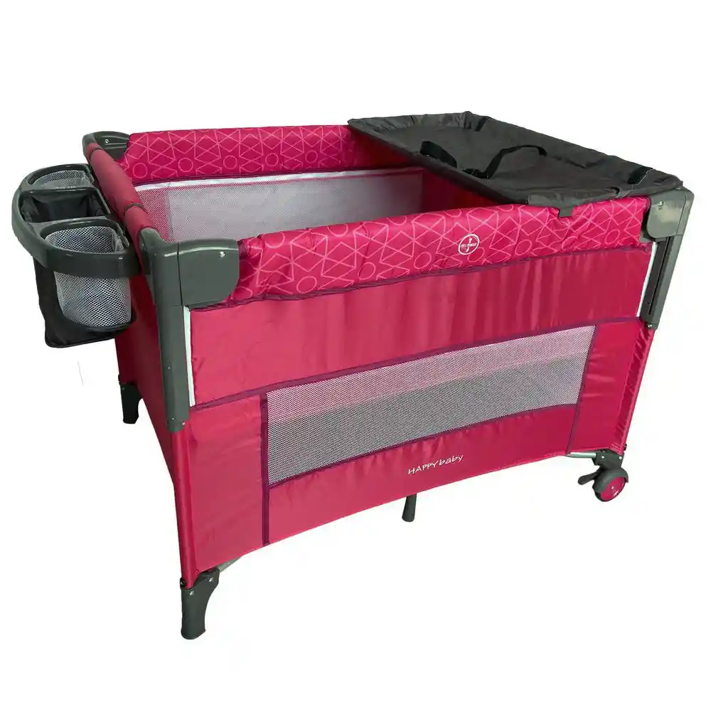 Happybaby Cuna Corral Winter Rosa