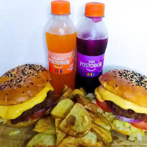 Promo 2 Hamburguesas