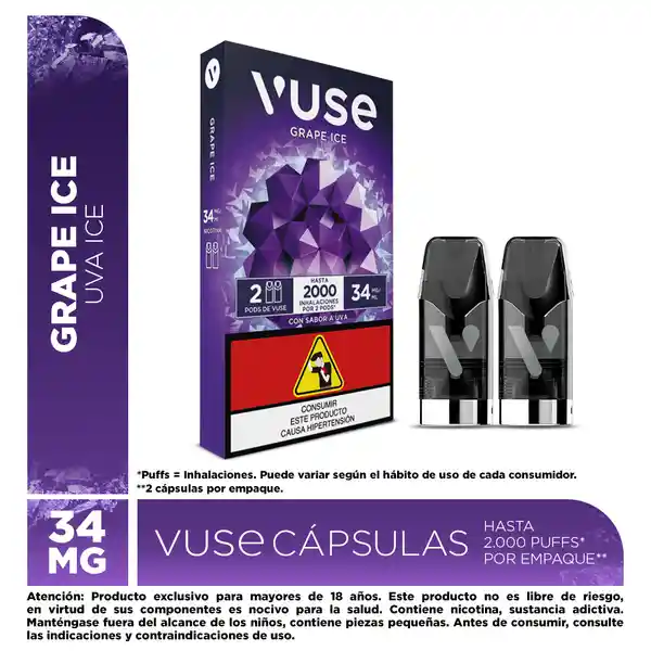 Hestia Grape Ice 34mg