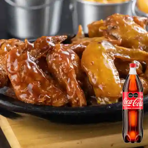 Combo 20 Piezas Alitas + Coca Cola Original 1.5 l
