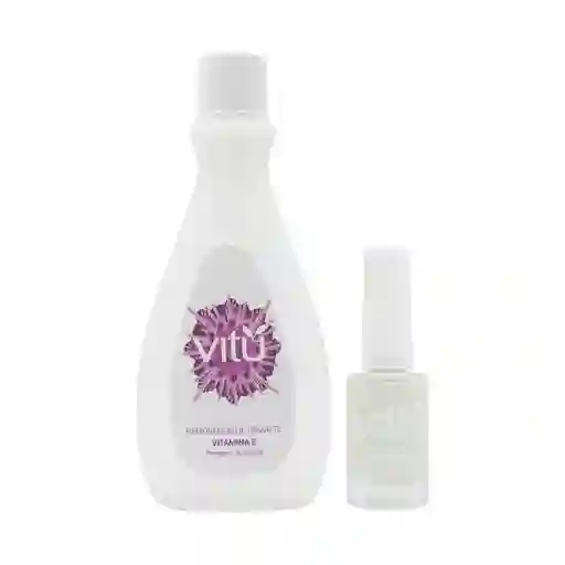 Vitú Kit Removedor + Esmalte Endurecedor