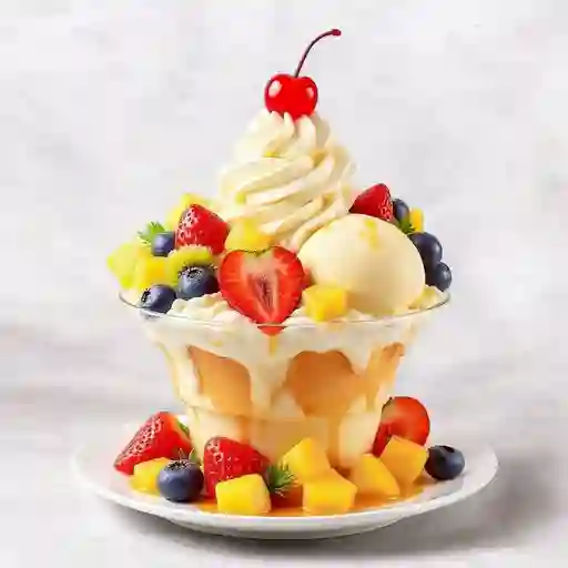 Copa de helado la locura del sabor