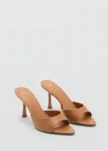 Sandalias Pepyt Camel Talla 39 Mujer Mango