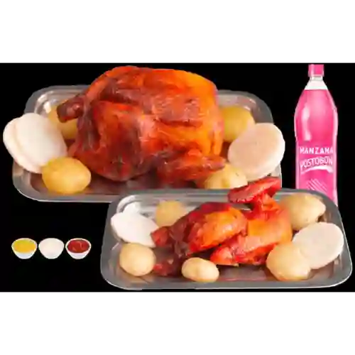 Un Pollo y Medio + Gaseosa