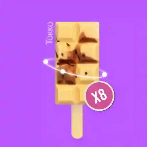 Packx8 paletas arequipe y galleta