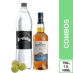 Combo The Glenlivet Founders 700 mL + Bretaña 1.5 mL + Limón