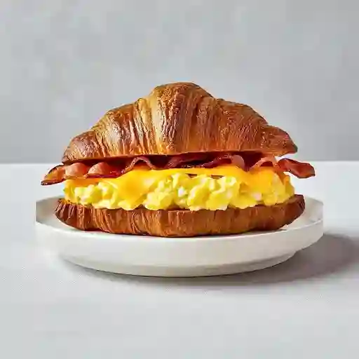 Croissant De Huevo, Tocineta Y Queso