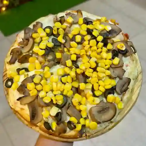 Pizza Vegetariana (4 Porciones) 25cm