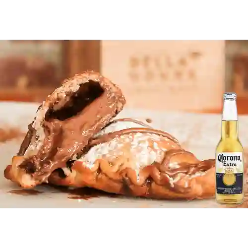 Combo Calzone de Nutella + Corona 350 ml