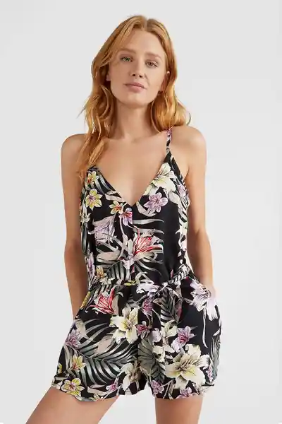 ONeill Vestido Playsuit Corto Mix And Match Negro Talla S