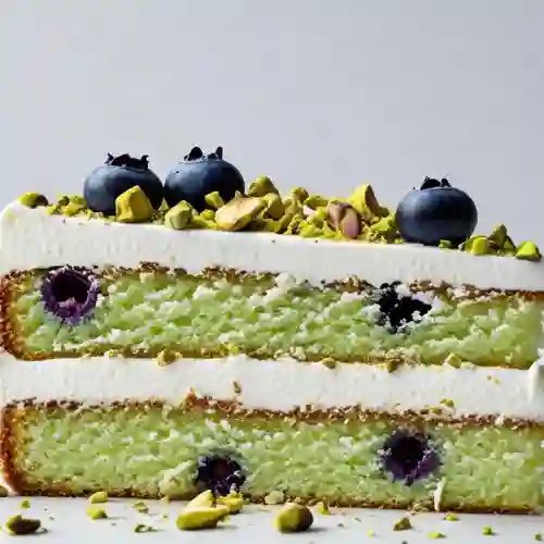 Torta Saludable Pistacho con Arandanos