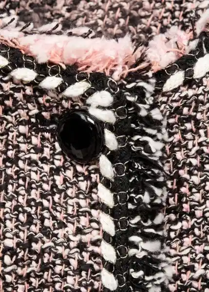 Chaqueta Pinky Negro Talla 24 Mujer Mango