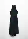 Vestido Adeli Negro Talla 27 Mujer Mango