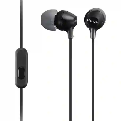 Sony Audífono Negro Mdr-ex15apbzuc