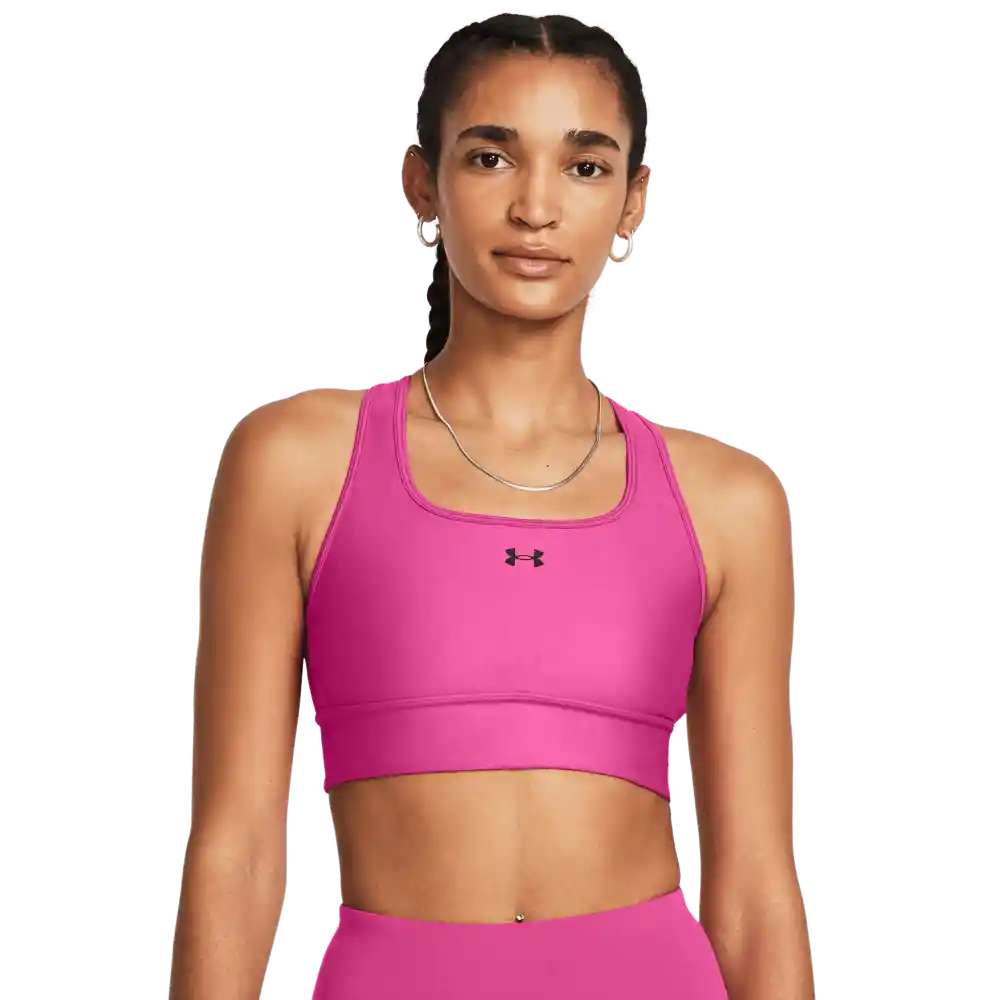 Under Armour Crop Crossback Longline 223 Mujer Negro LG