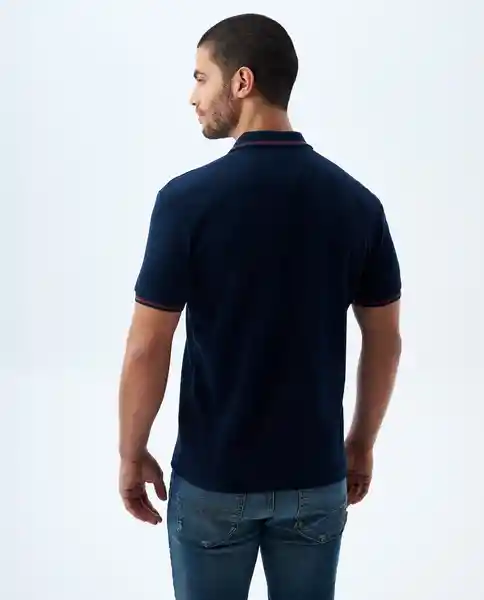 Camiseta Hombre Azul Talla M 809f007 Americanino