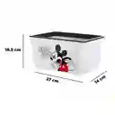 Organizador Plástico Mickey Mouse Pequeño Blanco Miniso 