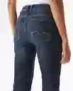 Jean High Cosmo Oscuro Azul Francés Medio Talla 4 Chevignon
