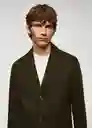 Abrigo Hake Khaki Talla L Hombre Mango