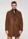 Abrigo Pep-I Caramelo Talla XXL Hombre Mango
