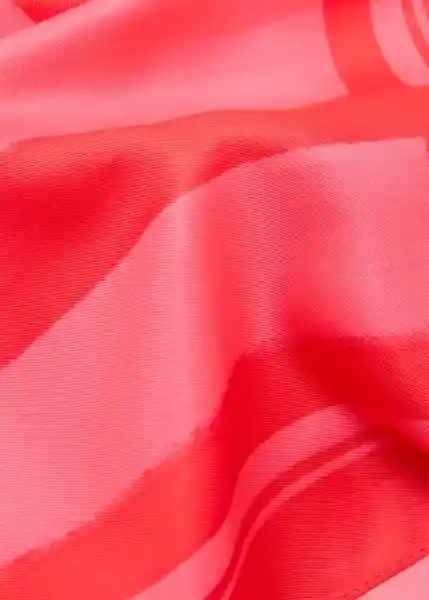 Pañuelo Jin Rojo Talla 99 Mujer Mango
