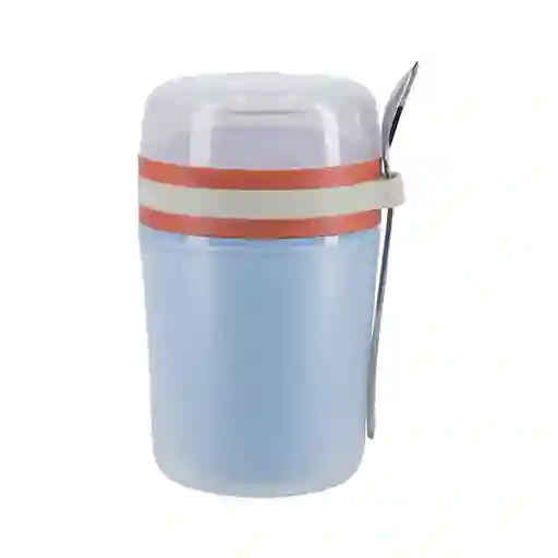 Vaso Contenedor Azul Casaideas