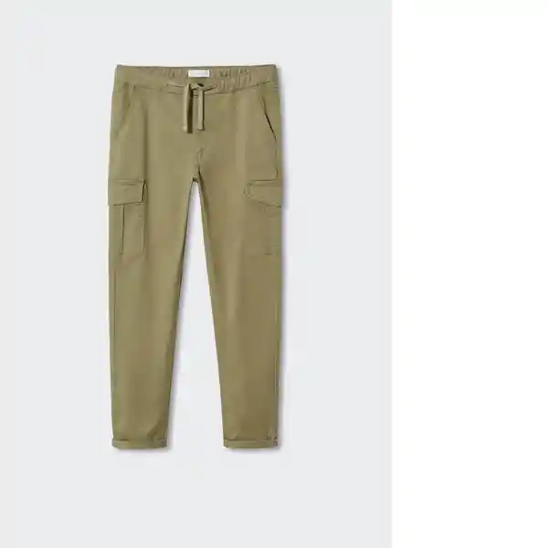 Pantalón Cordt Khaki Talla 20 Teen Niños Mango