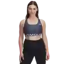 Under Armour Top Entrenamiento HG Mid Branded de Mujer Gris T MD