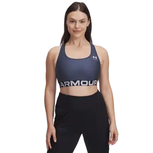 Under Armour Top Entrenamiento HG Mid Branded de Mujer Gris T MD