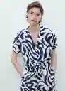 Camisa Life Offwhite Talla S Mujer Mango