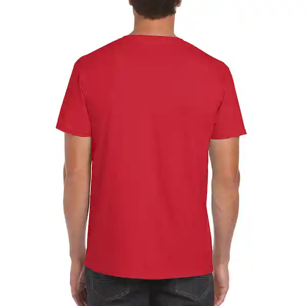 Gildan Camiseta Ring Spun su Rojo Talla L Ref. 64000