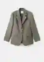 Blazer Americana Napoli Verde Pastel Talla S Mujer Mango