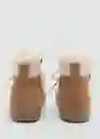Botines Zuric Camel Talla 36 Niñas Mango
