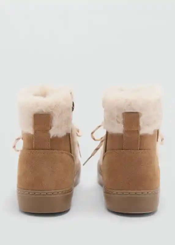 Botines Zuric Camel Talla 36 Niñas Mango