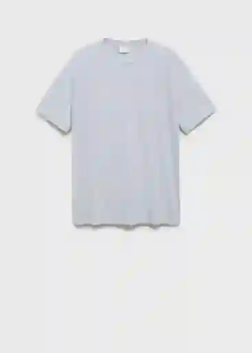 Camiseta Liman Agua Talla S Hombre Mango
