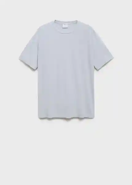 Camiseta Liman Agua Talla S Hombre Mango