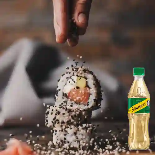 Sushi Philadelphia Roll +Schweppes Ginger Ale 400ML