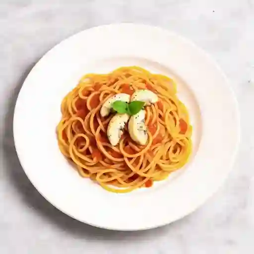 Spaghetti Napoli Con Pollo O Crema De Champinones