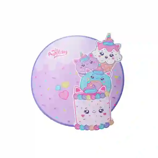 Mouse Pad Serie Mis Pastelitos Morado Miniso