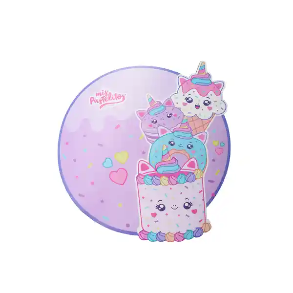 Mouse Pad Serie Mis Pastelitos Morado Miniso